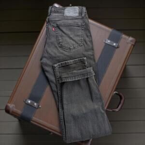 Black Levi's 511 Slim Fit Men's 34x32 Denim Jeans Strauss emo punk goth rock